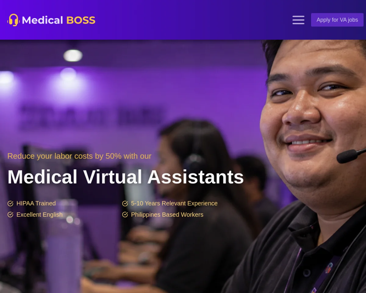 Medical BOSS website design